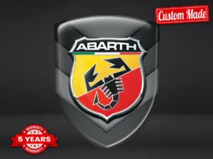 Fiat Abarth Custom Auto Window Decals Durable Customizable Pro